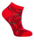 ფოტო #1 პროდუქტის Women's Chili Ankle W-Cotton Novelty Socks with Seamless Toe, Pack of 1