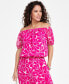 ფოტო #1 პროდუქტის Women's Printed Off-The-Shoulder Top, Created for Macy's