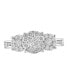 ფოტო #3 პროდუქტის EFFY® Diamond Trio Cluster Ring (1-1/2 ct. t.w.) in 14k White Gold