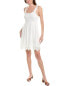 Фото #1 товара Isla Ciel Smocked Mini Dress Women's White L