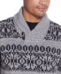 Фото #4 товара Men's Norwegian Shawl Collar Sweater