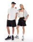 Фото #1 товара Dickies jackson tech nylon tape belt shorts in black- exclusive to asos