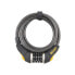 Фото #1 товара OnGuard Doberman Combo Cable Lock: 6' x 10mm, Gray/Black/Yellow