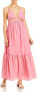 Фото #1 товара Jonathan Simkhai Women's Calliope Solid Cutout Dress, Guava, Pink, Size Small