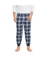 Фото #5 товара Пижама Lands' End Flannel Jogger Tall