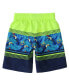 Фото #4 товара Boys 4-Way Stretch Quick Dry Board Shorts Swim Trunks with Mesh Lining UPF50+