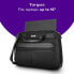 Фото #21 товара Чехол Targus Neoprene Sleeve с плечевым ремнем для ноутбука, Professional Business and Travel Laptop Black/Grey