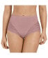 Фото #1 товара Women's Lace Stripe Undetectable Classic Shaper Panty