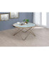 Valora Coffee Table in Champagne & Frosted Glass