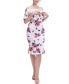 ფოტო #3 პროდუქტის Maternity Floral Print Nursing Mermaid Dress