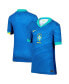 Фото #1 товара Big Boys and Girls Blue Brazil National Team 2024 Away Stadium Replica Jersey