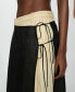 Women's Slit Detail Ramio Pareo Skirt