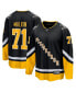 Фото #1 товара Men's Evgeni Malkin Black Pittsburgh Penguins 2021/22 Alternate Premier Breakaway Player Jersey