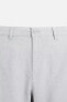 COTTON-LINEN BERMUDA SHORTS