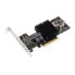 Фото #4 товара ASUS PIKE II 3008-8i - SAS - Serial ATA II - Serial ATA III - PCI Express - 0 - 1 - 1E - 10 - 12 Gbit/s - LSI SAS 3008 - 127 mm - Контроллер хранения данных