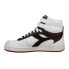 Фото #3 товара Diadora Magic Basket Mid Icona Leather High Top Mens White Sneakers Casual Shoe