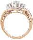 Diamond Bypass Ring in 14k White, Yellow or Rose Gold (1-1/2 ct. t.w.)