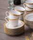 Crestwood Gold Set of 4 Saucers, Service For 4