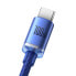 Фото #3 товара Kabel przewód USB - USB-C do szybkiego ładowania i transferu danych 2m niebieski