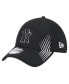 Фото #1 товара Men's Black New York Yankees Active Dash Mark 39THIRTY Flex Hat