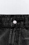 Фото #10 товара Джинсовые шорты trf с высокой посадкой и разрезами ZARA