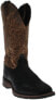 Laredo Topeka Square Toe Cowboy Mens Black, Brown Dress Boots 7824