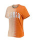 Women's Orange Clemson Tigers Find Your Groove Split-Dye T-shirt