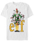 Фото #1 товара Men's Elf Doodles Short Sleeve T-shirt