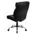 Фото #2 товара Hercules Series Big & Tall 400 Lb. Rated Black Leather Executive Swivel Chair