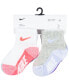 ფოტო #3 პროდუქტის Baby and Toddler Boys or Girls Multi Logo Socks, Pack of 6