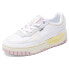 Puma Cali Dream Logo Lace Up Platform Womens White Sneakers Casual Shoes 392732