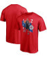 ფოტო #1 პროდუქტის Men's Kawhi Leonard Red LA Clippers Pick Roll T-shirt