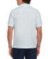 ფოტო #2 პროდუქტის Men's Short Sleeve Button-Front Herringbone Panel Shirt