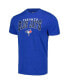 ფოტო #2 პროდუქტის Men's Charcoal, Royal Toronto Blue Jays Meter T-shirt and Pants Sleep Set