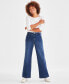 Фото #1 товара Petite High-Rise Wide-Leg Jeans, Created for Macy's