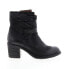 Фото #1 товара A.S.98 Jacob A24211-301 Womens Black Leather Zipper Mid Calf Boots 6