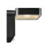 Nordlux Rica Square - Outdoor wall lighting - Black - Plastic - IP44 - Facade - Wall mounting