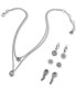 ფოტო #2 პროდუქტის Logo Rivet Chain Front & Back Earrings