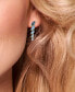 ფოტო #2 პროდუქტის Elegant Ombre Blue Topaz Marquise Bezel Set Drop Earrings in 14K Yellow Over Gold Sterling Silver