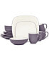 Фото #74 товара Colorwave Square 16-Pc. Dinnerware Set, Service for 4