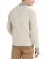 Фото #2 товара Men's Two-Tone Fold Over Turtleneck Sweater