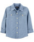 Фото #10 товара Toddler Chambray Button-Front Shirt 3T