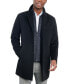 Фото #4 товара Men's Wool-Blend Overcoat & Attached Vest