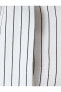 Фото #6 товара Crop Gömlek Uzun Kollu Kravat Detaylı Klasik Yaka Pamuk Karışımlı