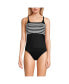 Women's Chlorine Resistant Square Neck Tankini Swimsuit Top