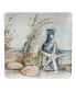 Coastal Landscape Square Platter, 12.5"