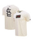 Men's Cream St. Louis Cardinals Club Member Badge T-Shirt