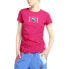 Фото #1 товара Футболка женская Puma Intl Graphic Crew Neck Short Sleeve T-Shirt розовая