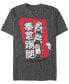 Фото #1 товара Men's Minions Kanji Stack Short Sleeve T-shirt