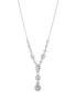 Фото #1 товара Givenchy multi-Crystal and Pavé Y-Neck Necklace